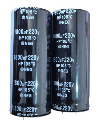 REPUESTO SOLDADORA CONDENSADOR DE POTENCIA 1800UF 220V 30X73MM