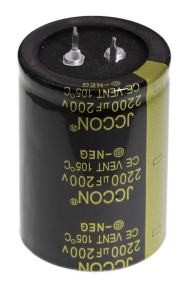 REPUESTO SOLDADORA CONDENSADOR DE POTENCIA 2000UF 200V 25X73MM