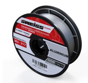 ROLLO SOLDADURA MIG ALAMBRE ALUMINIO 0.035' 0.9mm AWS ER4043 (1 Lb)