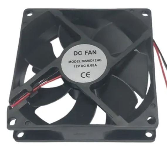 REPUESTOS SOLDADORA VENTILADOR PARA SOLDADORA 12VDC .35A (92MM X 92 MM X 25 MM)