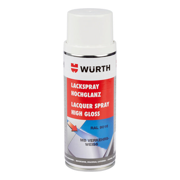 PINTURA SPRAY R9016 BLANCO MATE 400ML (WURTH)