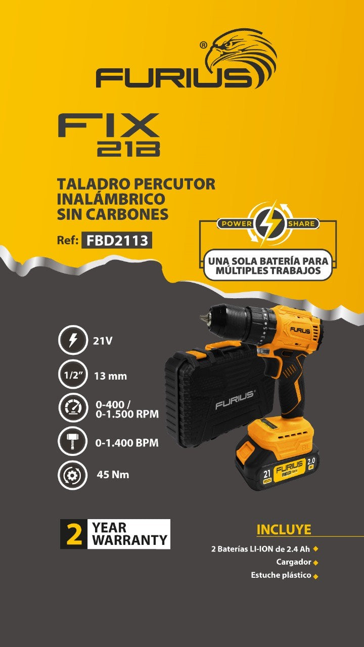 FBD2113 - TALADRO PERCUTOR
