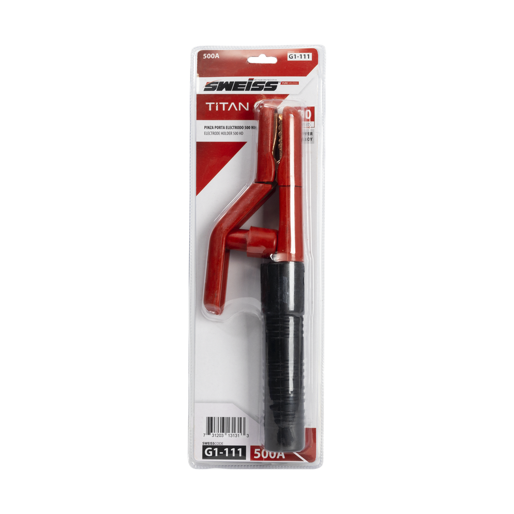 PORTA ELECTRODOS SWEISS 500A (TIPO JACKSON)