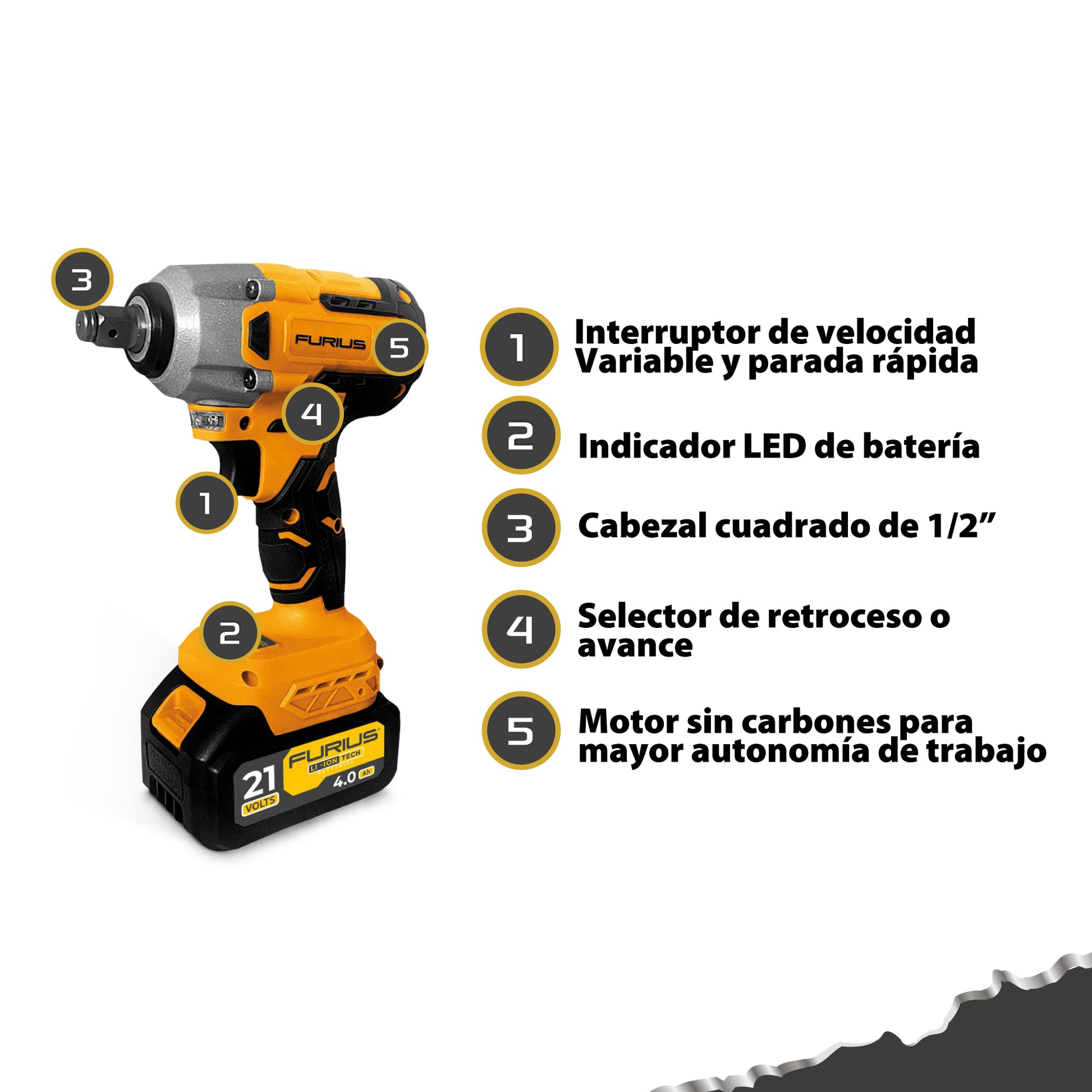 LLAVE DE IMPACTO - FIW213B