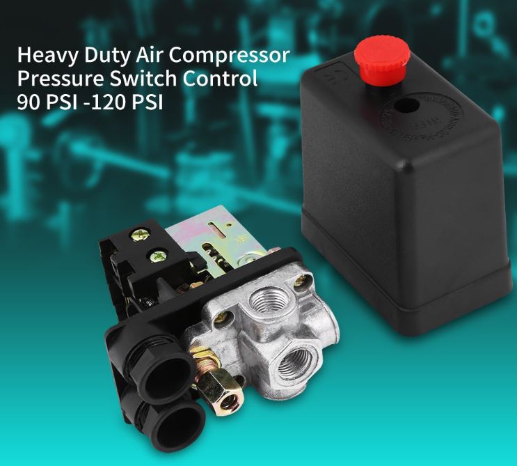 REPUESTO PARA COMPRESOR INTERRUPTOR DE PRESIÓN 110V 1.5HP 90 - 120 PSI