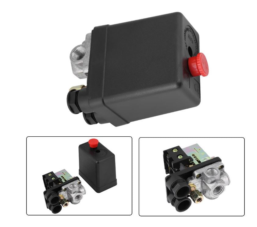 REPUESTO PARA COMPRESOR INTERRUPTOR DE PRESIÓN 110V 1.5HP 90 - 120 PSI