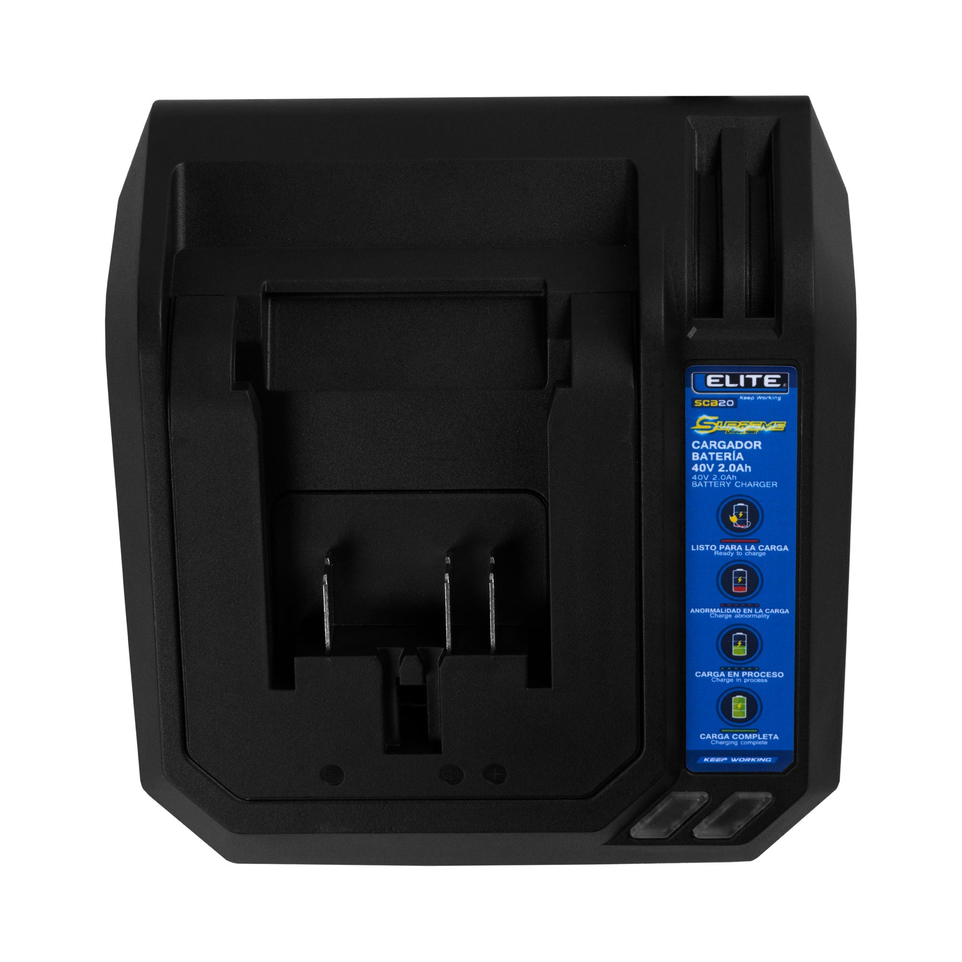 CARGADOR DE BATERIA 40V, 2.4A, ELITE