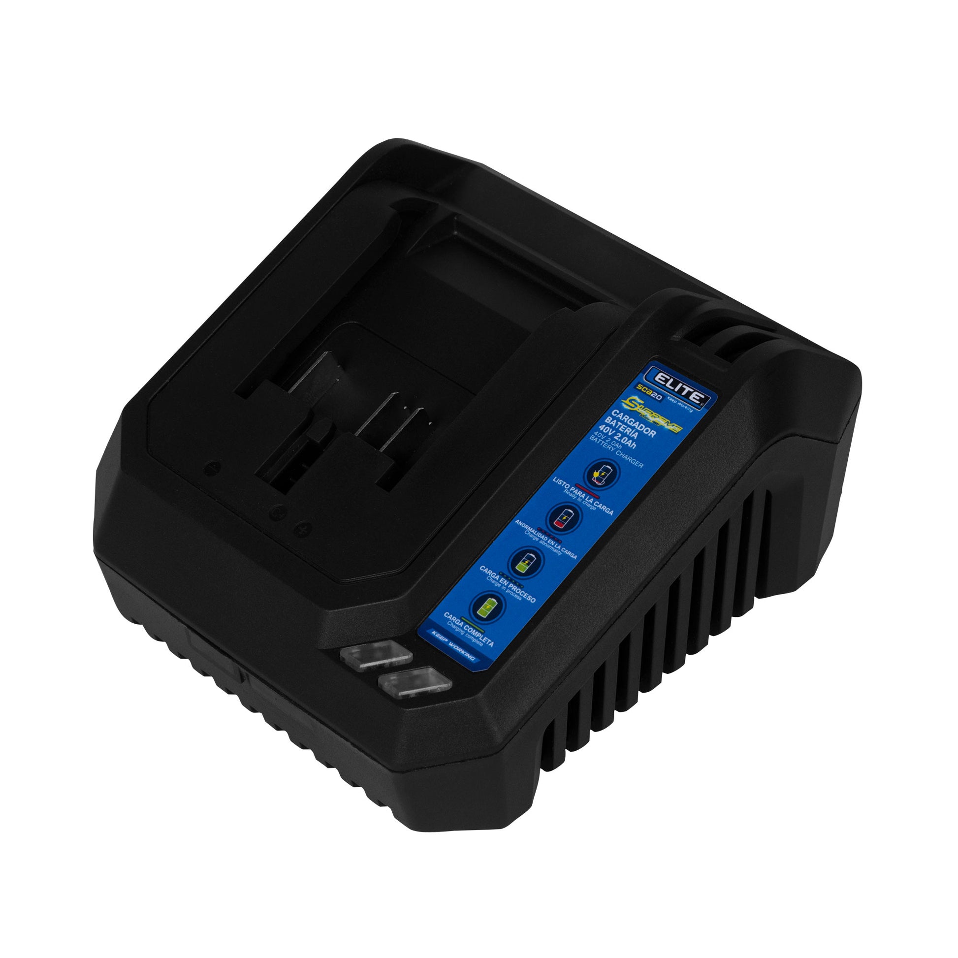 CARGADOR DE BATERIA 40V, 2.4A, ELITE