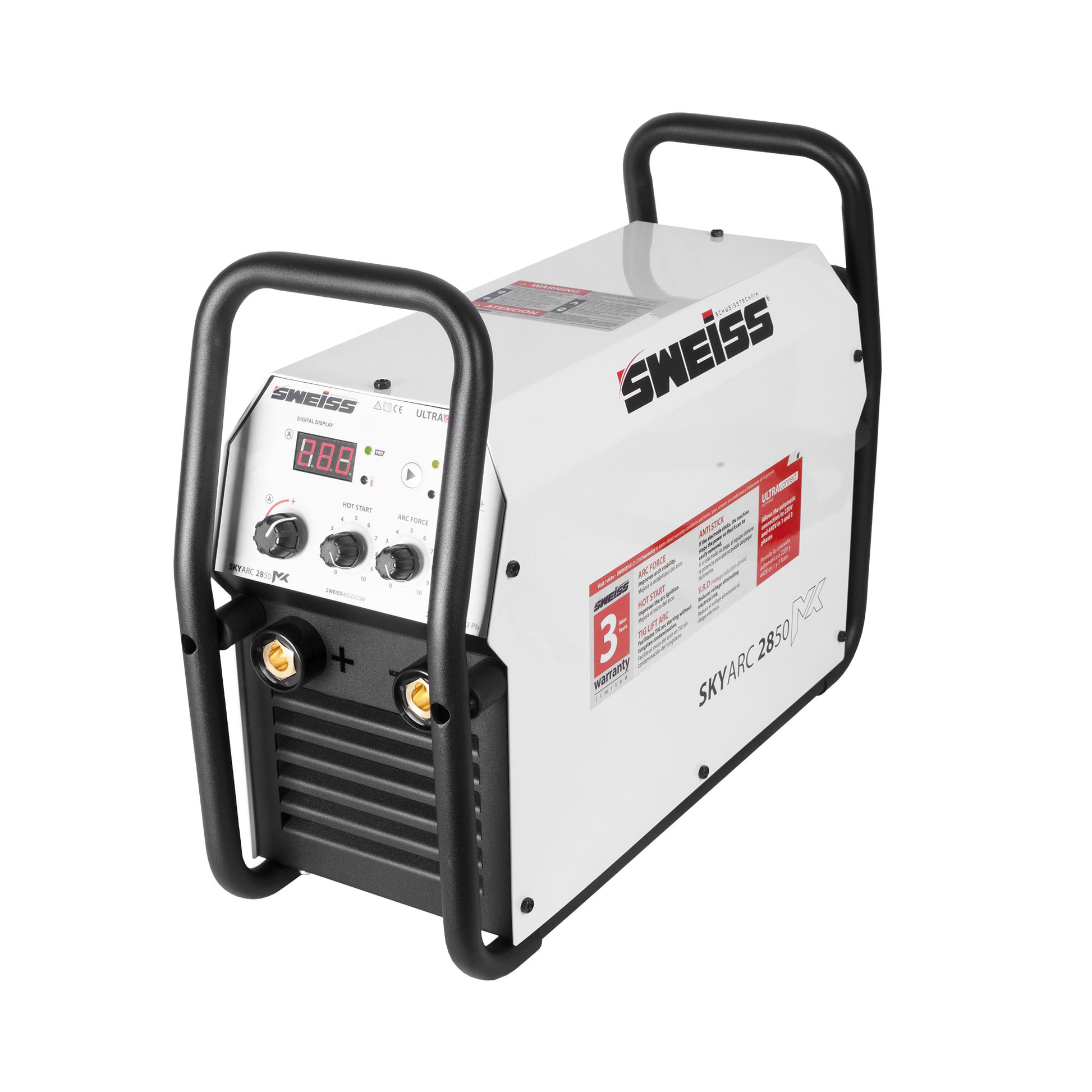 SOLDADOR INVERSOR SKYARC 2850 MX 280A 220/440V 1/3PH SWEISS